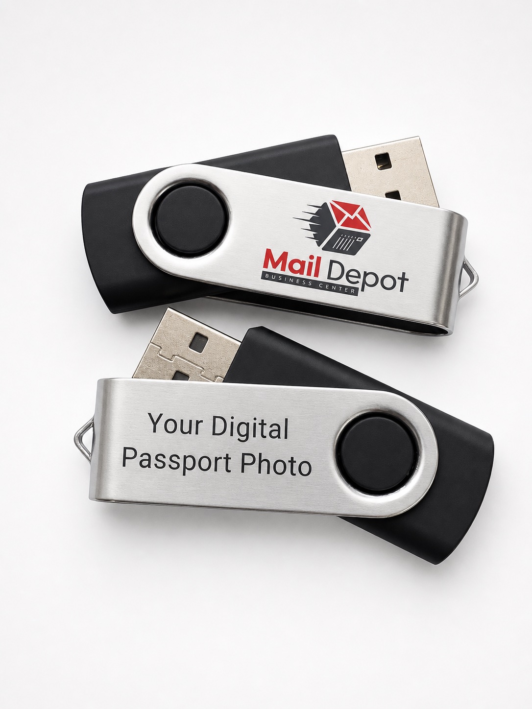 Mail Depot USB thumb drives used to provide digital passport photos